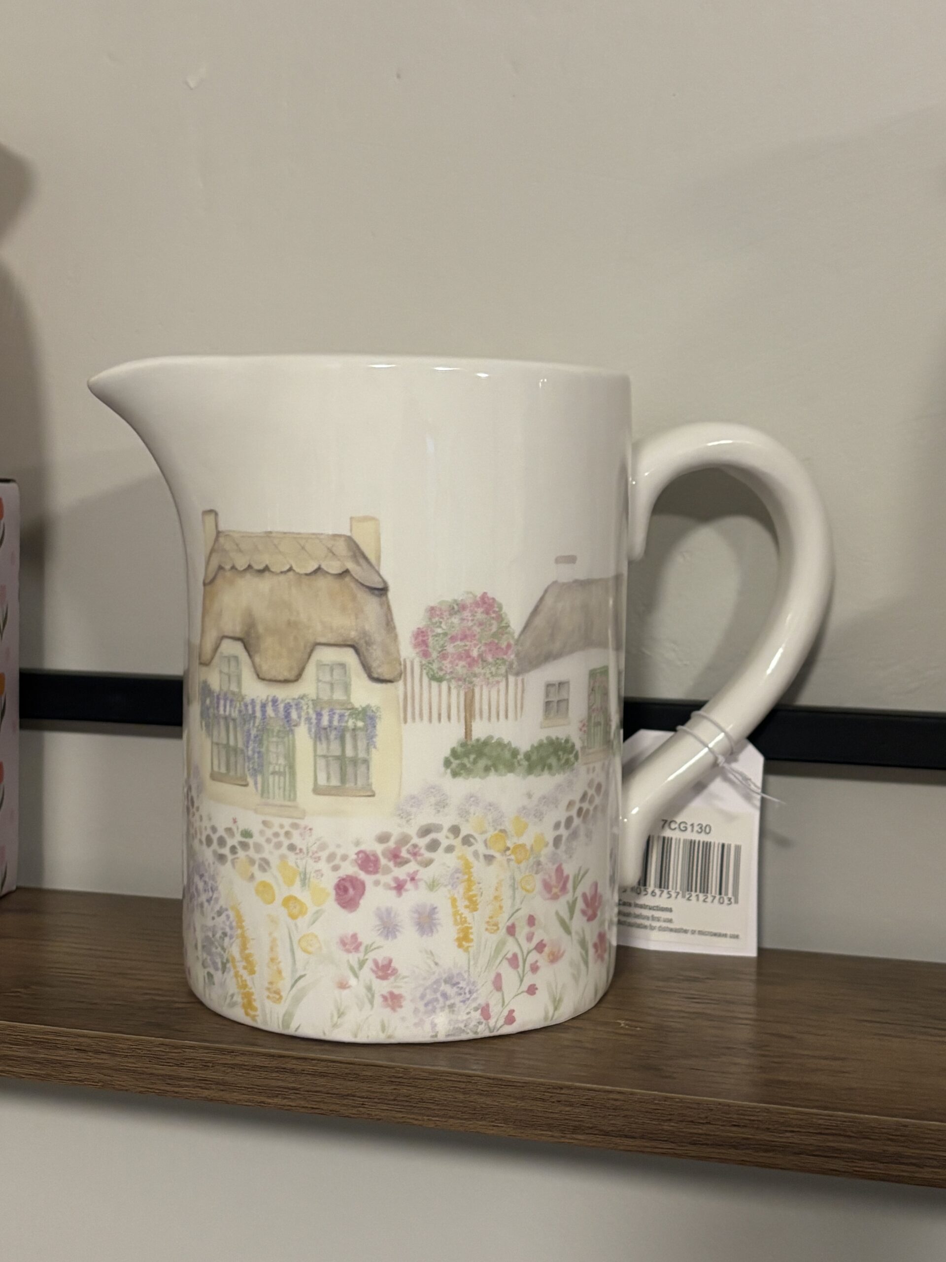 cottage theme jug