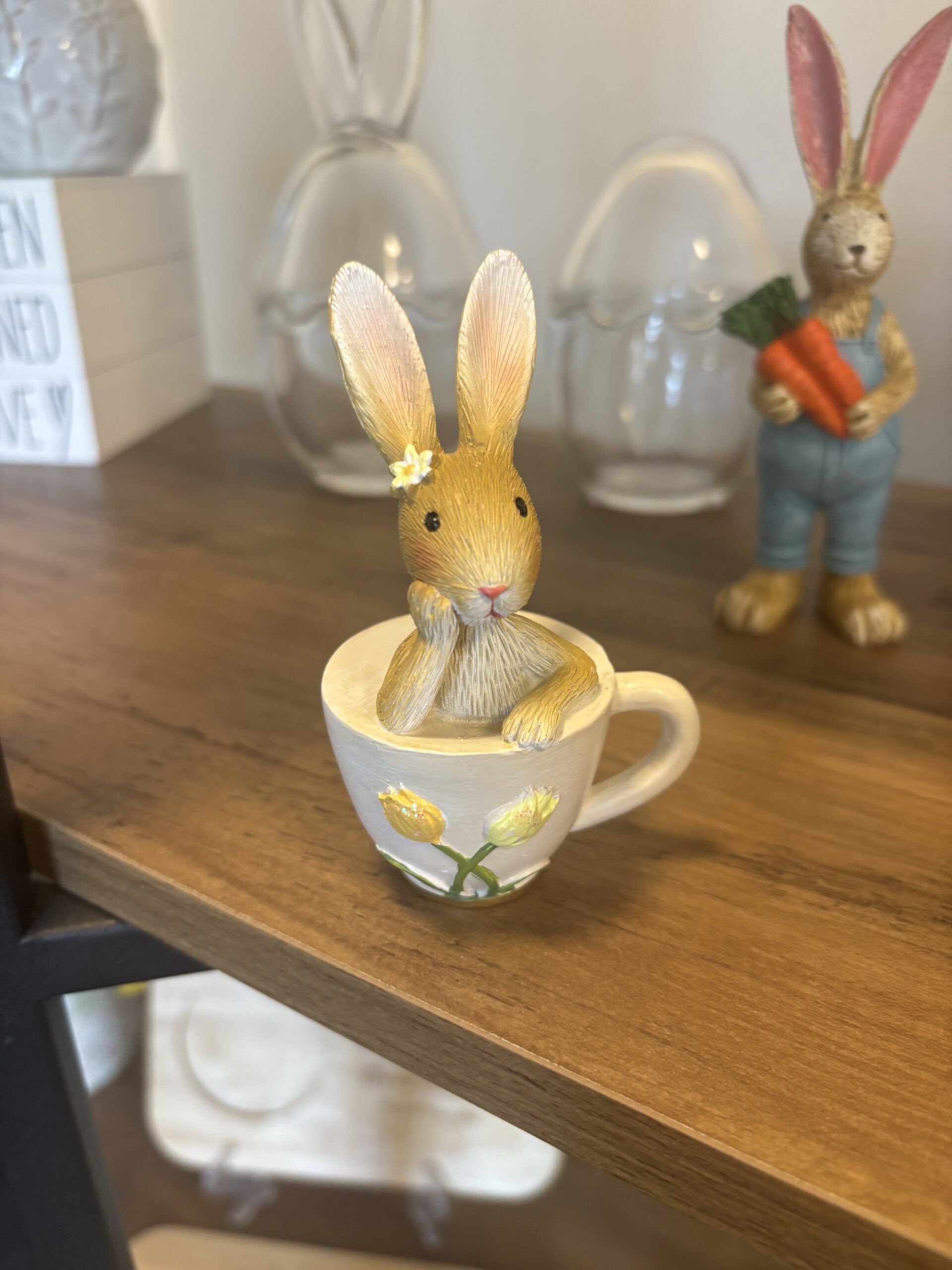 spring teacup bunny