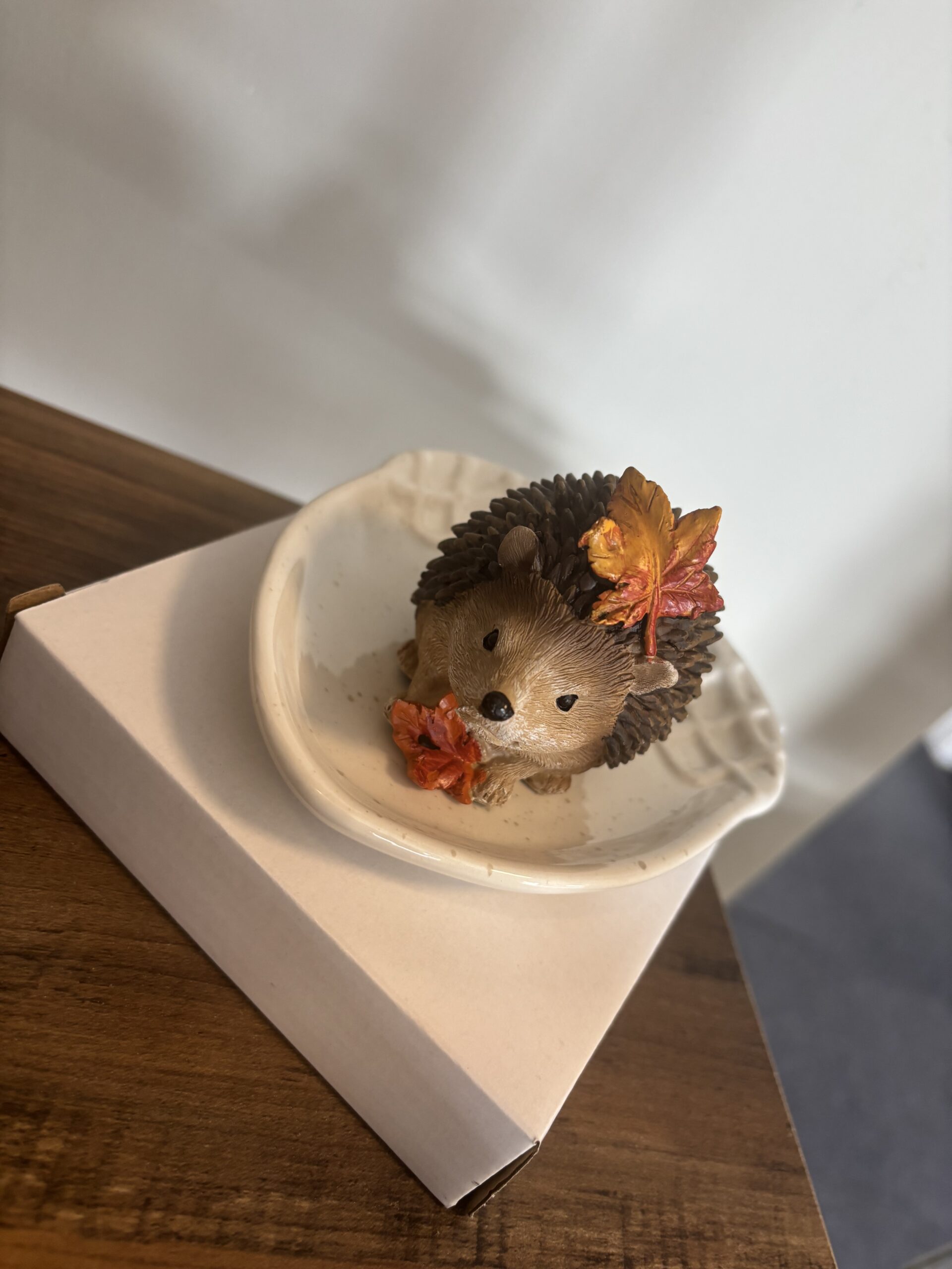 autumn hedgehogs x3